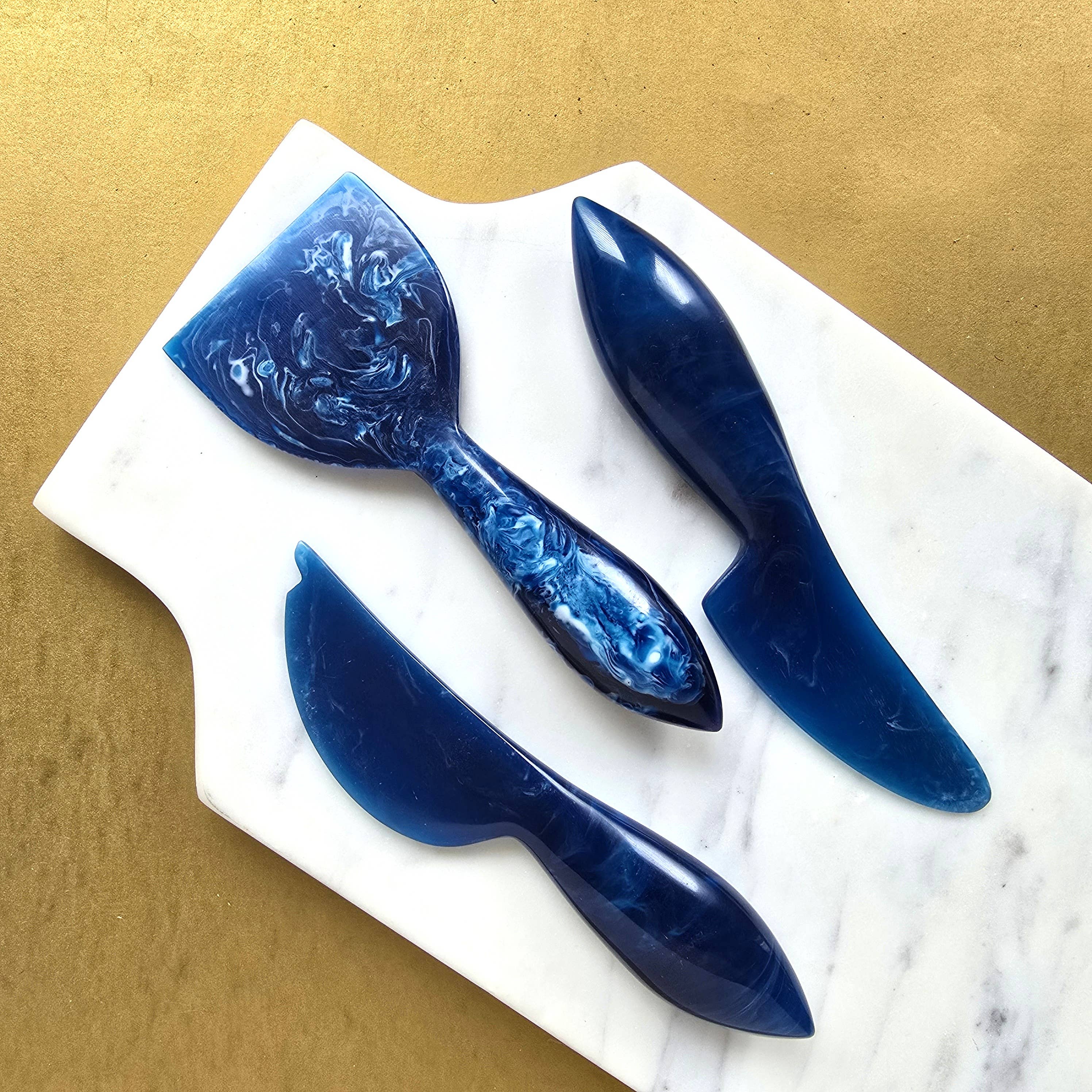 Gibb & Daan – Faca para queijo por atacado – Conjunto de Facas de Queijo de 3 Peças - Ferramentas de Charcutaria em Resina9