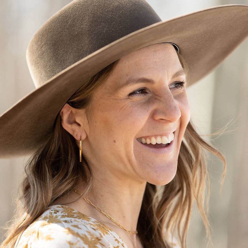 Steel & Clover – Engroshandel Hængeøreringe og creoløreringe – La Glace Minimalistisk krog ørering3