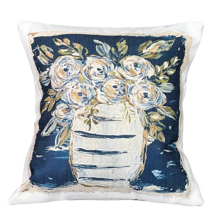 Coussin floral Farmhouse pour la vente par Southern Cotton Mill