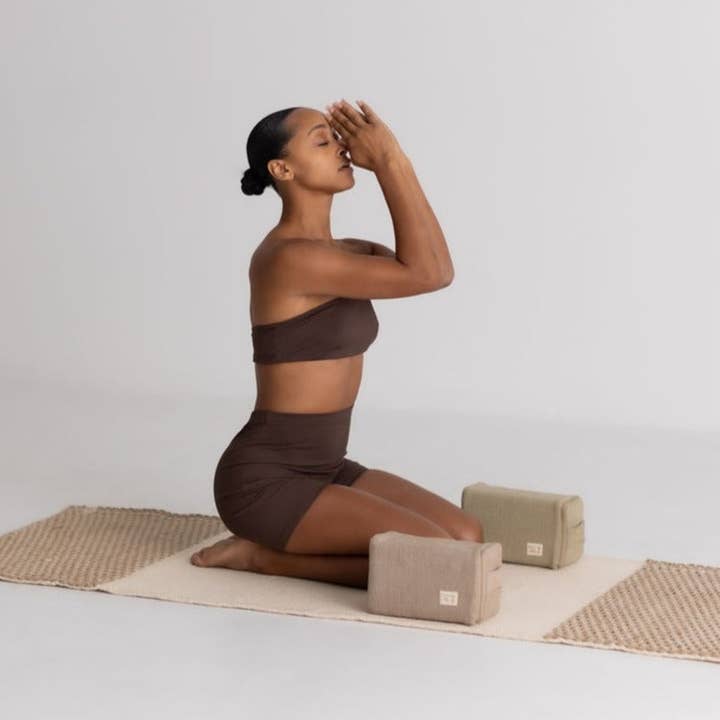 Öko Living - Wholesale Yoga Mat - Diamond Yoga Mat - Clay & Cream 7mm