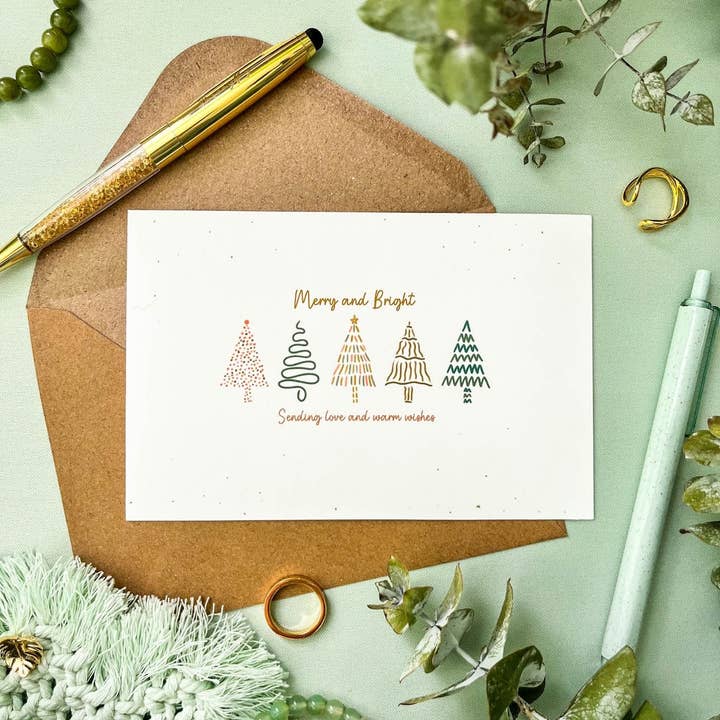 MadeItMikayla - Vendita all'ingrosso Biglietti di auguri di Natale - Biglietto di auguri «Sending Love and Warm Wishes»1