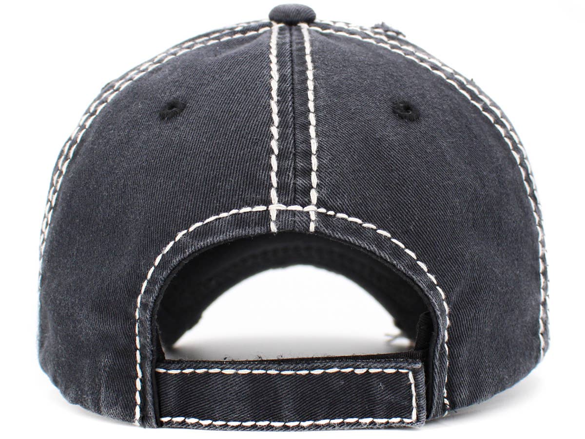 KBETHOS – wholesale Baseball cap – Women's – Dog Mom Leopard Washed Vintage Ballcap2