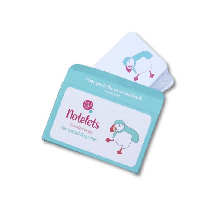 Lola Arts – wholesale Stationery/notecard set – Notelets, tiny note card set8