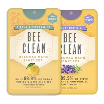 Bee Clean Organic Beeswax Hand Sanitizer - Mini Case for wholesale by Bee Clean