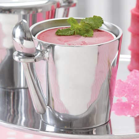 India Handicrafts Inc - Wholesale Ice Cream Scoop - Mini Ice Cream Bucket with Scoop & Lid