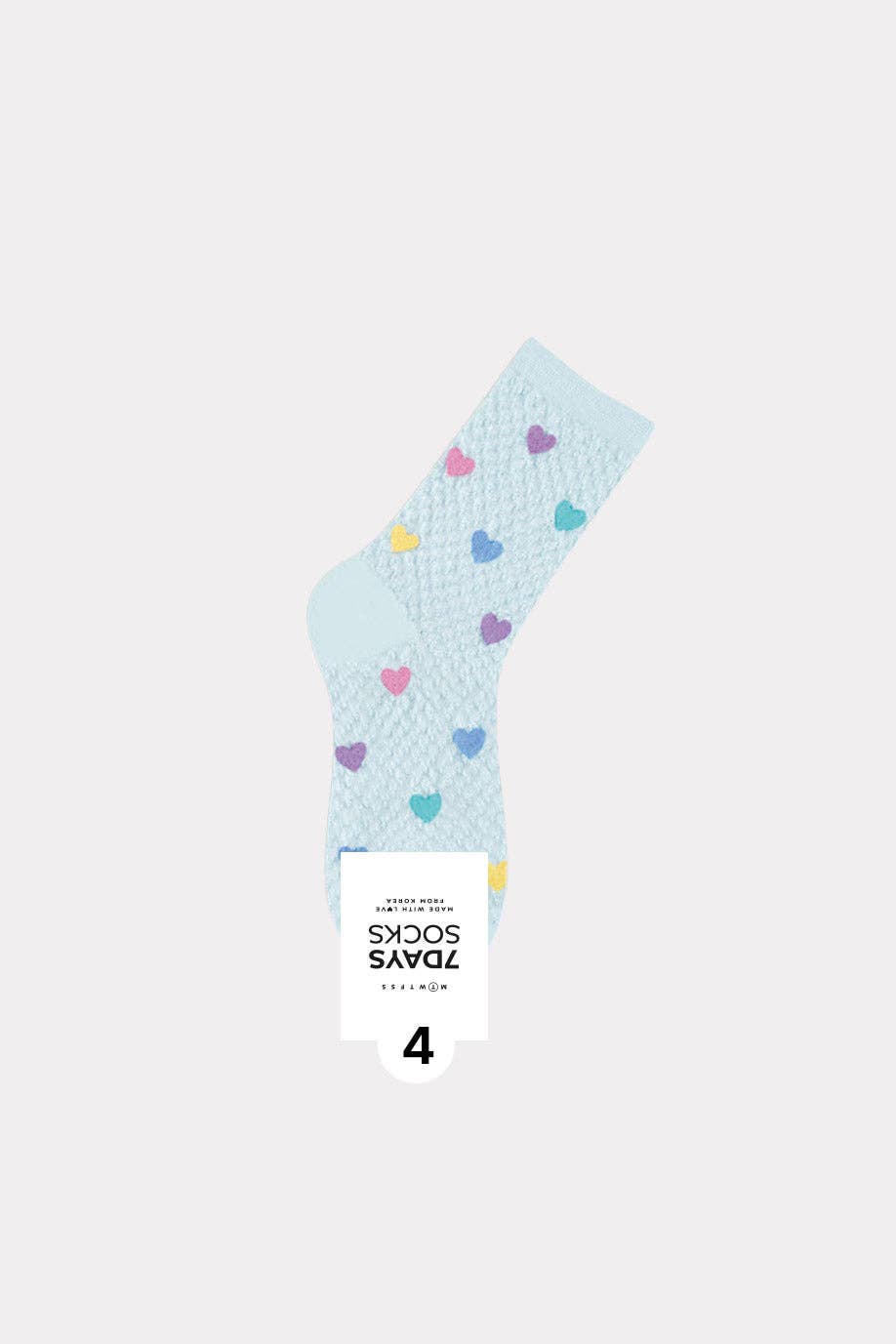 7DAYSSOCKS - Wholesale Socks - Women's - Women's Heart Pattern Netting Thread Crew Socks2