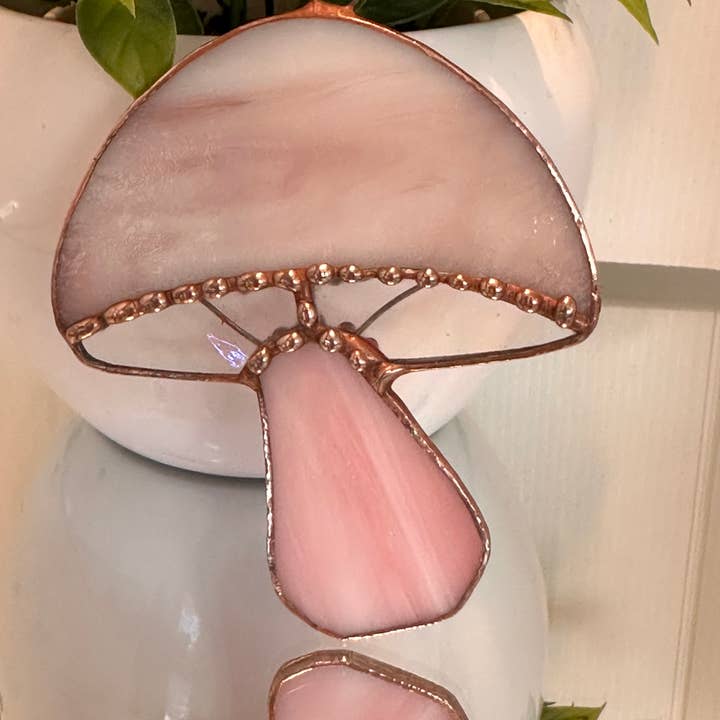 Champignon en vitrail pour la vente par Inspiration By CDA