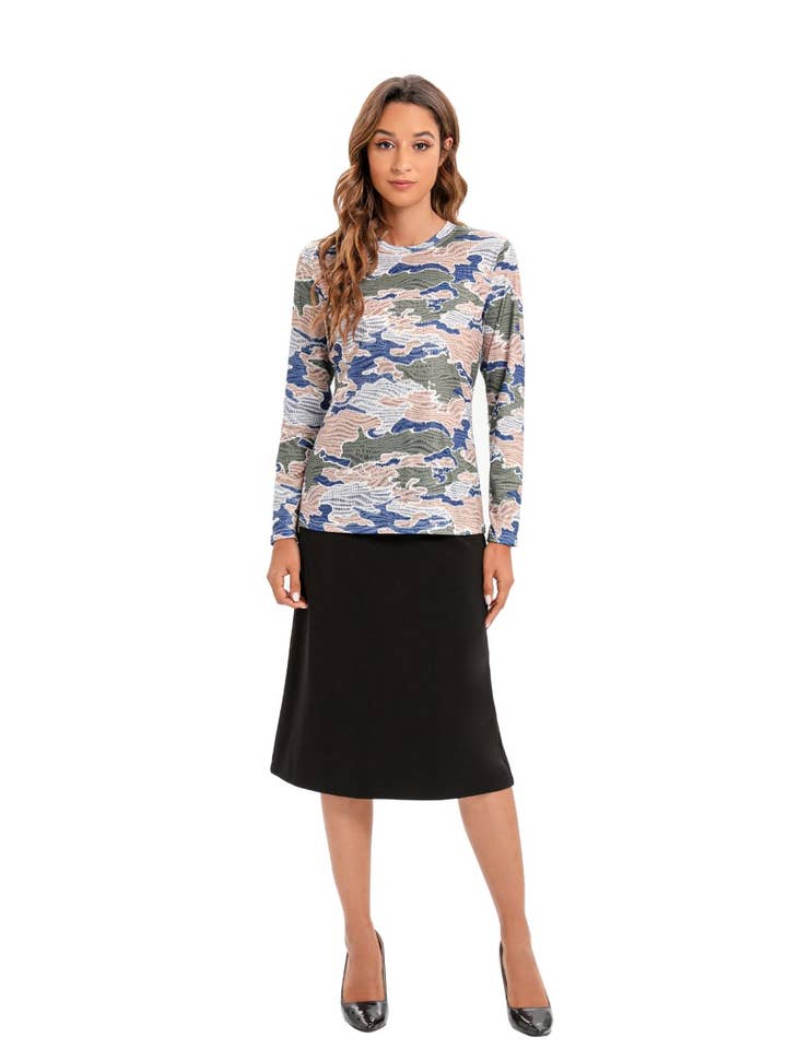 Essential Long Sleeve T Shirt for wholesale by Miss Finch NYC