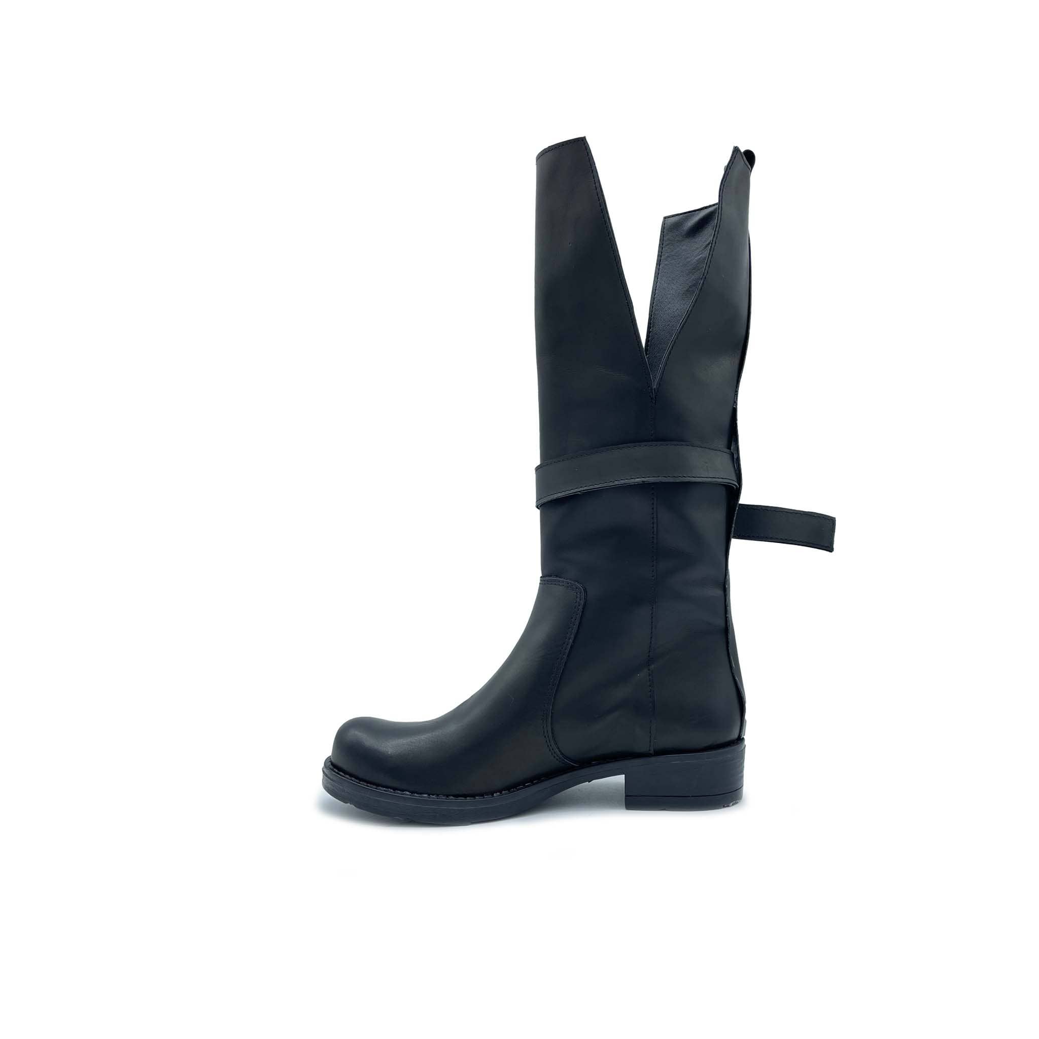 Real Black Leather WINTER 2023 Made in Italy Hand Made Women's Boot MEXICO for wholesale on Faire1