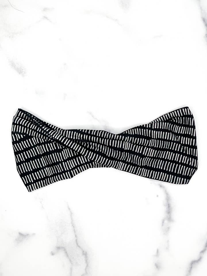 Bandeau Eternity Twist pour la vente par MandaBees Headbands