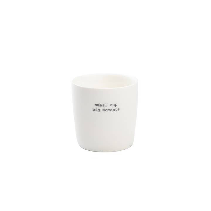 mug mini white Small cup, big moments - 100ml pour la vente par Sögne - France