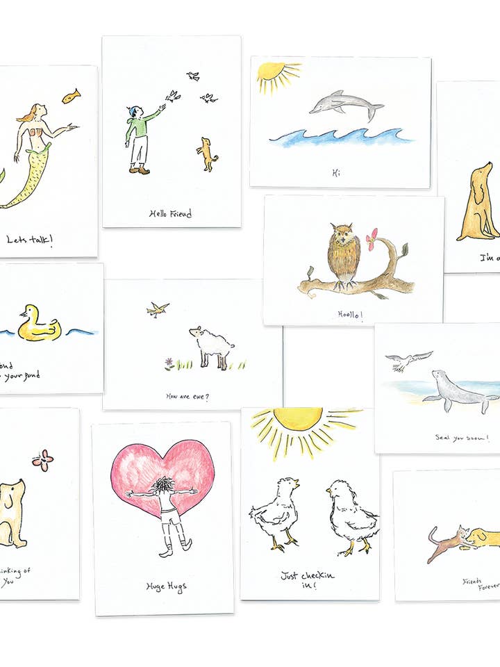 Hello Pack for wholesale by Rosie’s Wonders Connection Cards