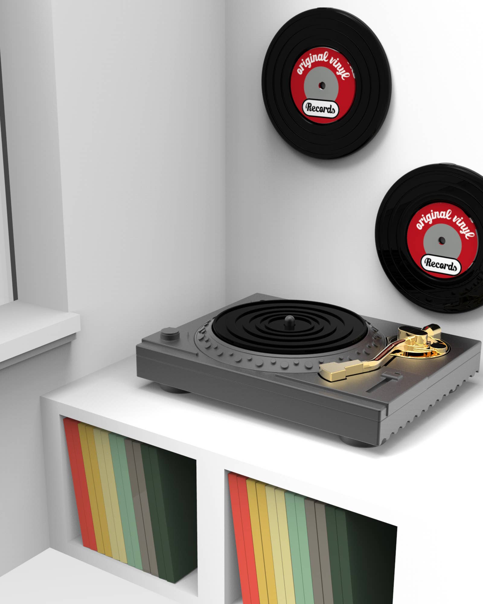 Anew International Corp. - Wholesale Keychain - Unisex - RECORD PLAYER KEYRING3