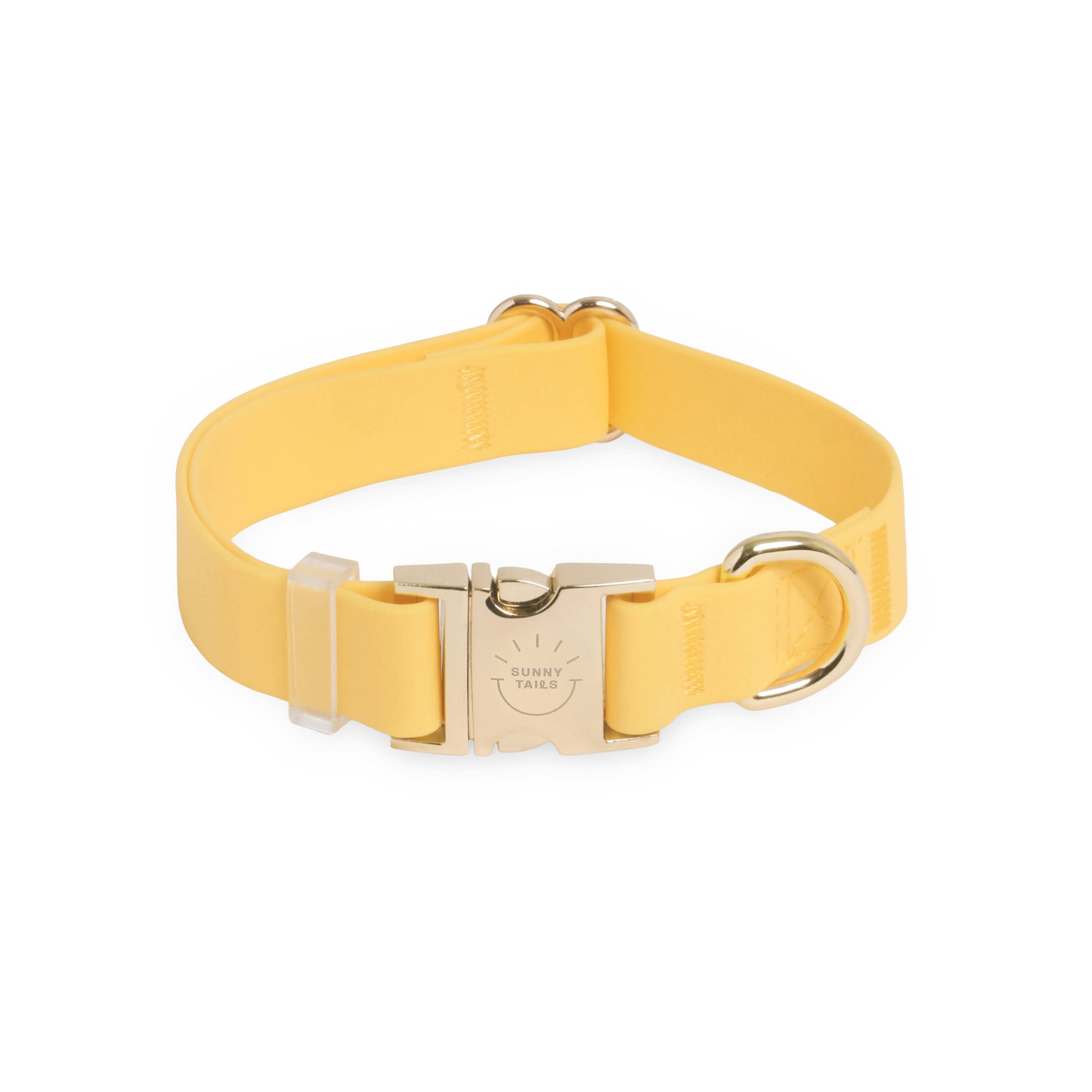 SUNNY TAILS - Vente Collier – chien - Collier de chien étanche jaune pissenlit