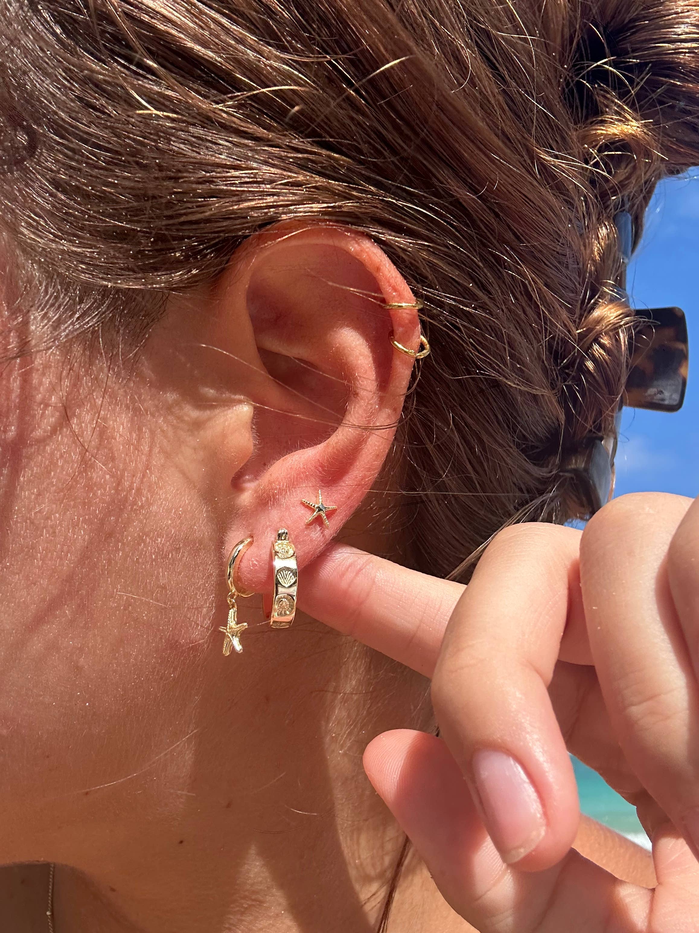 The Salty Gem – Großhandel Ohrhänger – Küsten Hoops1