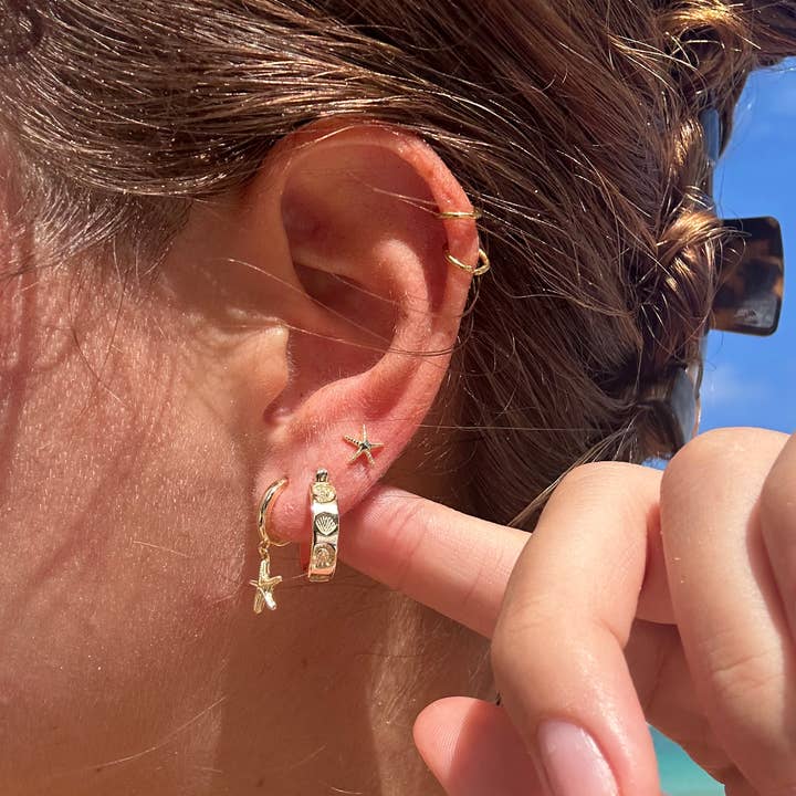 The Salty Gem – Großhandel Ohrhänger – Küsten Hoops1