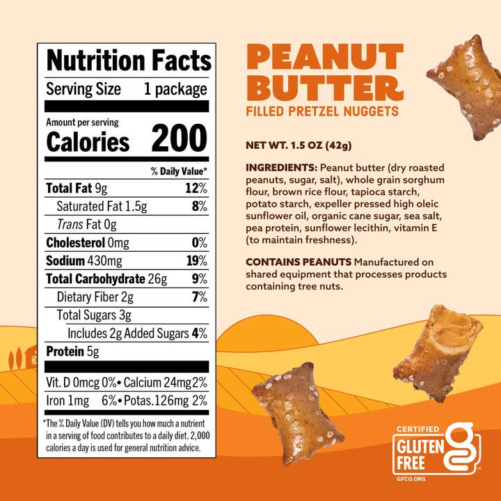 Righteous Felon Craft Jerky - Vente Bretzels - Quinn Nuggets de Bretzel Fourrés au Beurre de Cacahuète Crémeux 1,5oz2