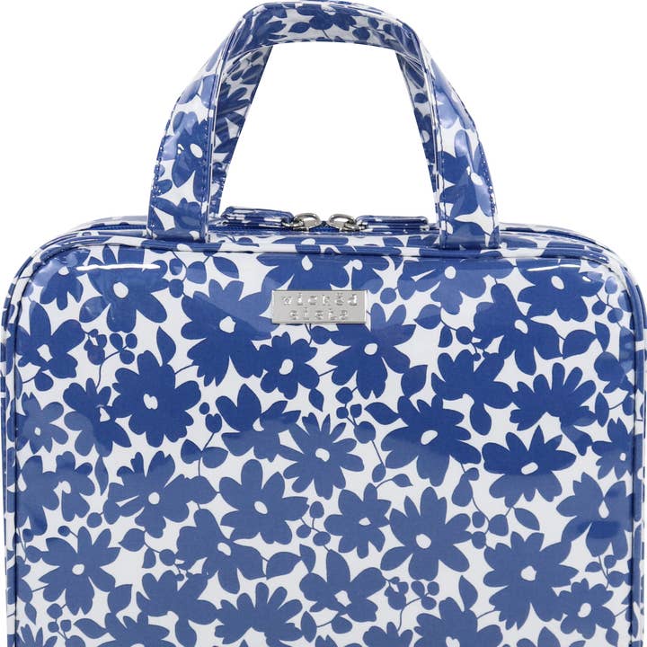 Delilah Blooms Blue Large Hold All Kosmetiktasche for wholesale by Wicked Sista Bags