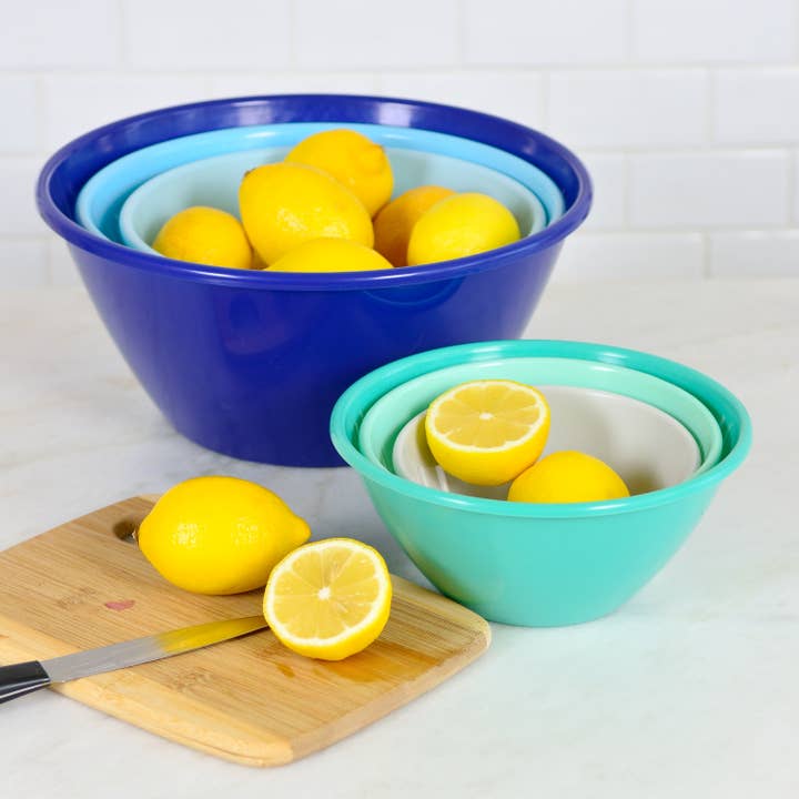 Youngever - Wholesale Mixing Bowl - Youngever 6 Pack Large Plastic Mixing and Serving Bowls