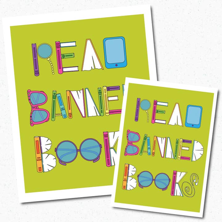 Ler Livros Banidos Impressão Fine Art por atacado de Paper for the People