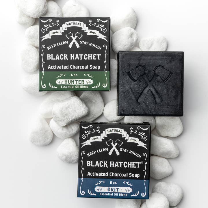 Latika Beauty - Vendita all'ingrosso Saponetta - Uomo - Sapone al Carbone – Hunter | Barretta Detox per Uomini con Carbone8