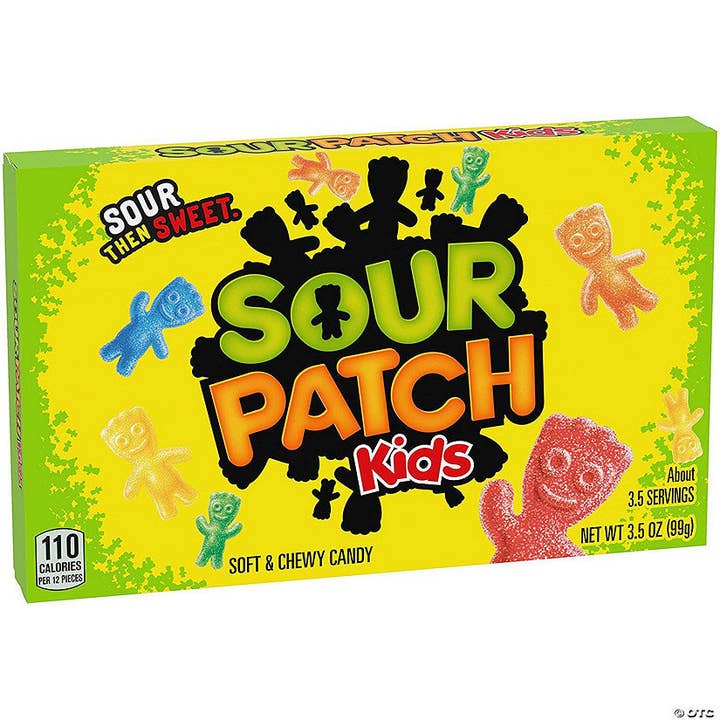 Sour Patch Kids Sans Matières Grasses 12pcs 99g pour la vente par Snacky Candy