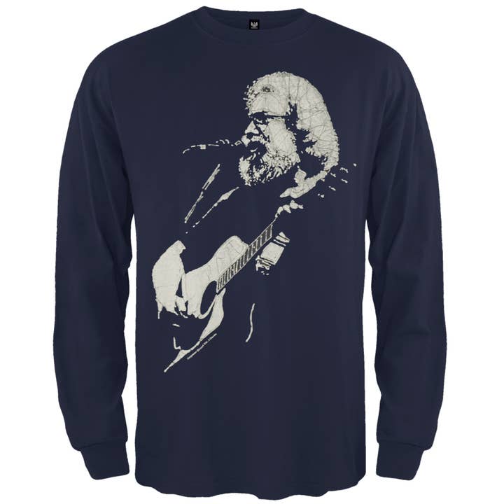 Jerry Garcia - Akustisk Herre Langærmet T-shirt for engroshandel hos Official Store