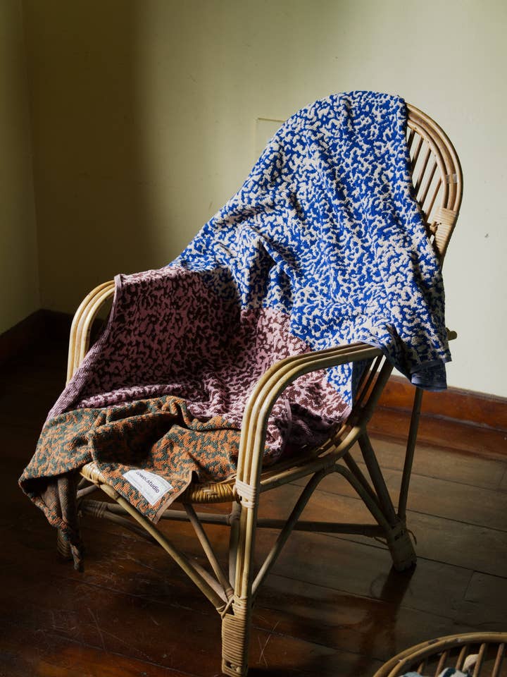 Noisy Camo Beach Towel | Multicolor for wholesale by towel.studio