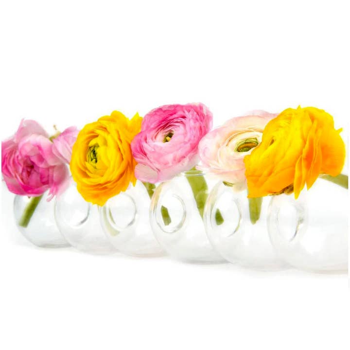 Chive - Wholesale Vase - Caterpillar Hand Blown Modern Glass Flower Vase