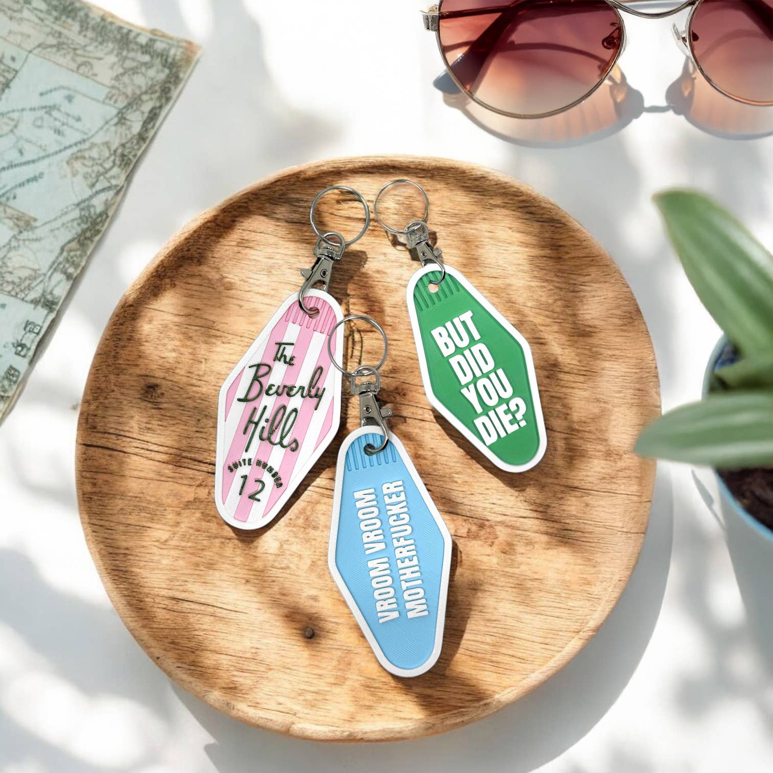 Made Happy Gifts – Porta-chaves - Unissexo por atacado – Porta-chaves de Estilo Motel Divertidos e Originais10