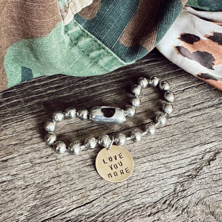 Sosobella Designs - Wholesale Charm/Dangle Bracelet - Stainless Steel & Brass Coin Tag Bracelets7