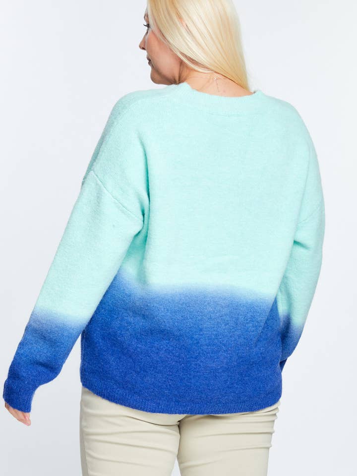 Davi & Dani - Wholesale Cardigan - Women's - OVERSIZE BUTTON DOWN CROPPED DYED SWEATER CARDIGAN3