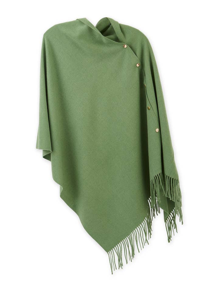 Hadley Wren - Wholesale Poncho - Women's - Hadley Wrap - Green