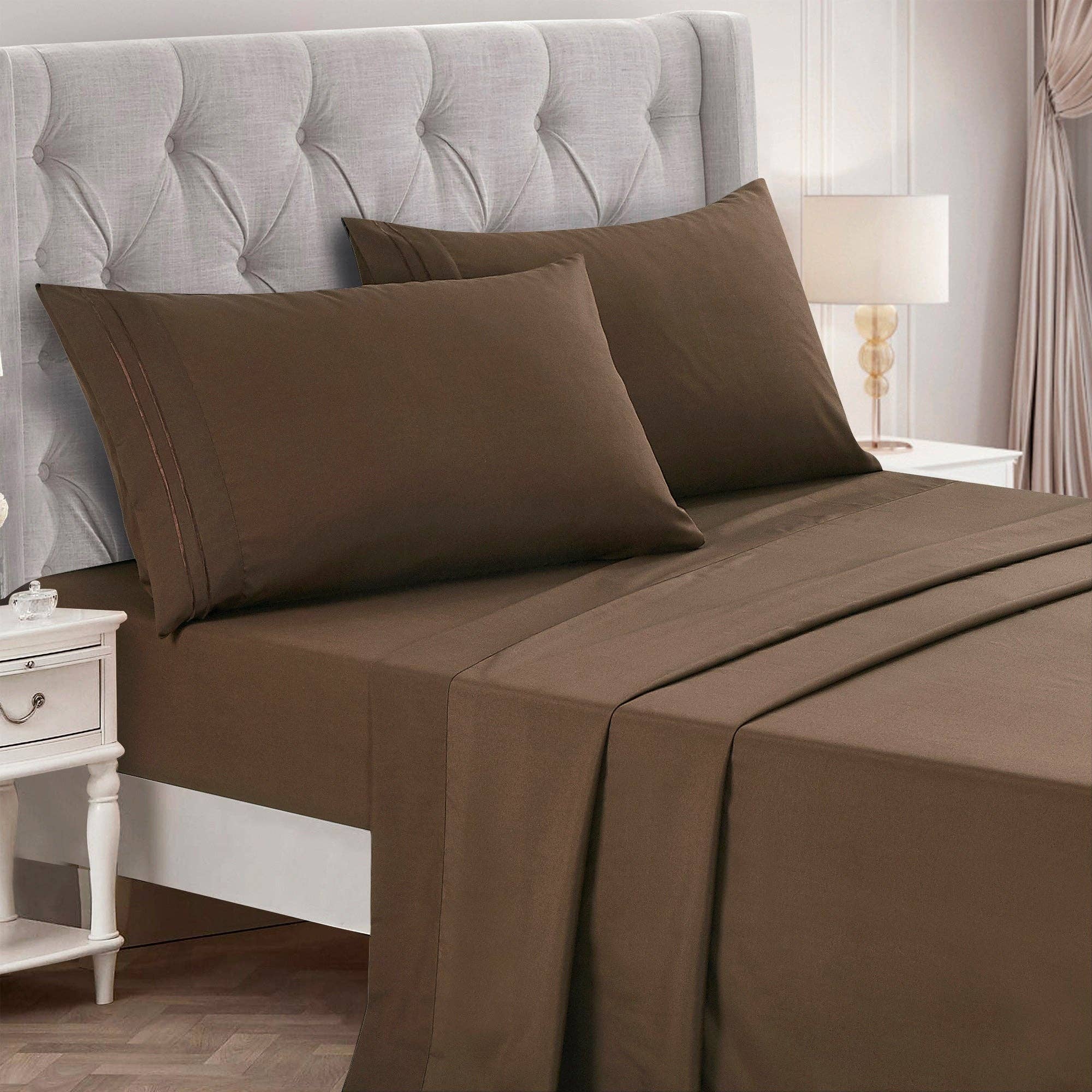 Linen Mart – wholesale Sheet set – Soft Microfiber Deep Pocket Bed Sheets - 4 Piece Set41