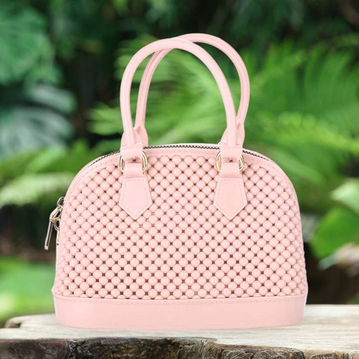 Solid Jelly Rubber Tote / Crossbody Bag for wholesale by Sensibling Corp.