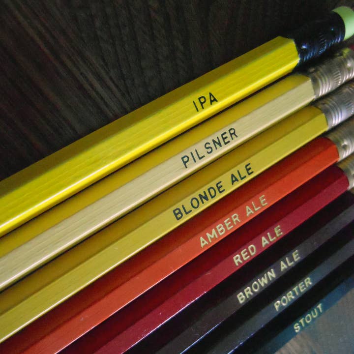 a. favorite design - Wholesale Pencil - craft beer pencil set1