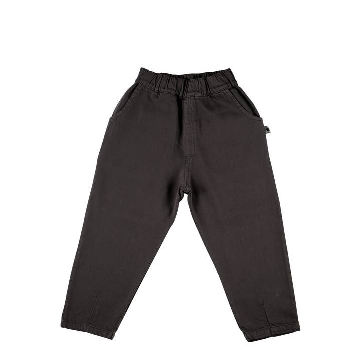 ”Slouchy” Vävda Byxor - Mörkgrå för wholesale av Little Yucca