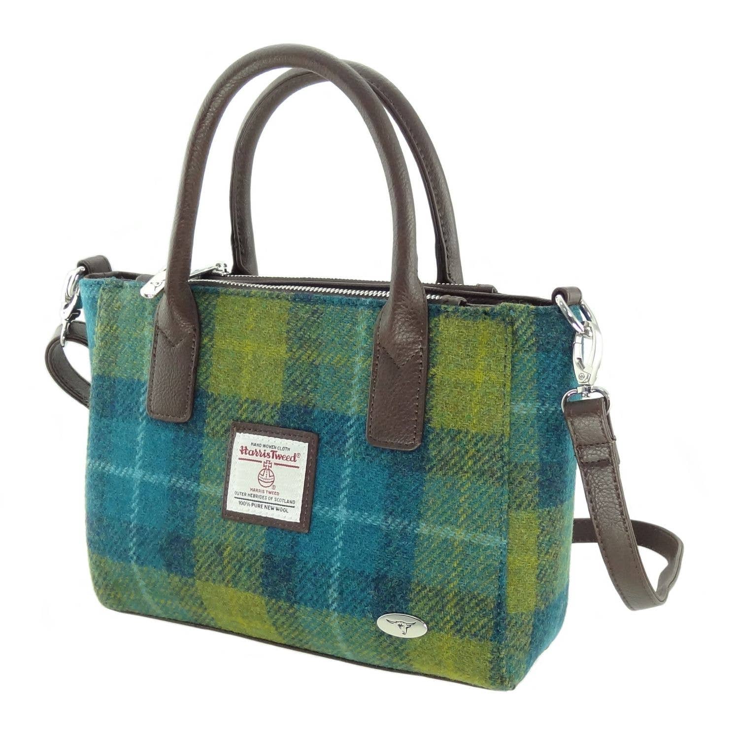 Glen Appin Of Scotland - Wholesale Tote Bag - Women's - LB1228 Harris Tweed 'Brora' Small Tote18