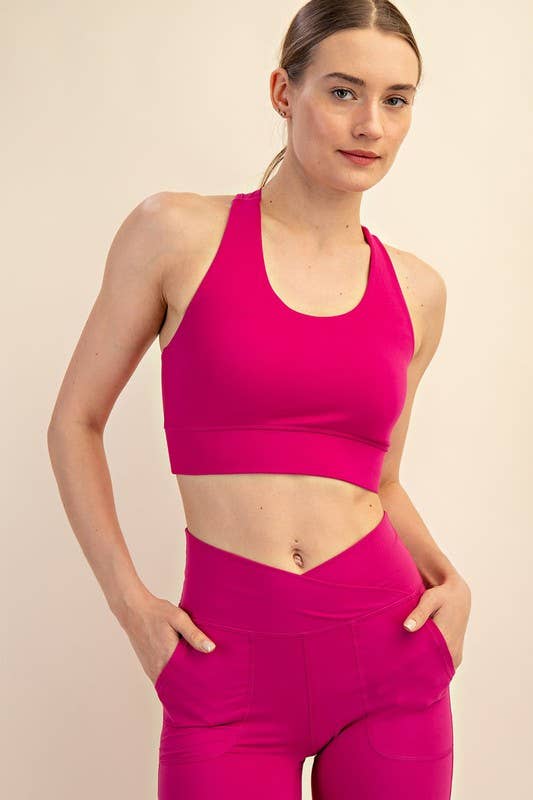 RASPBERRY TT229537 Butter Bralette U-Shape Sports Bra for wholesale on Faire1