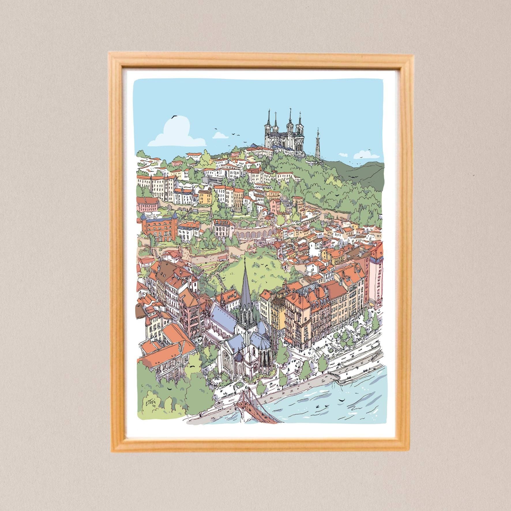 EMILIE ETTORI ILLUSTRATION - Wholesale Art Print - St Georges7