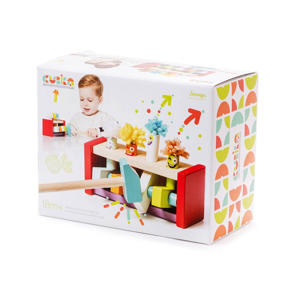 AJ Aguiar - Wholesale Classic Toy - Kids - Cubika Wooden Fun Hammer 6 Pcs1