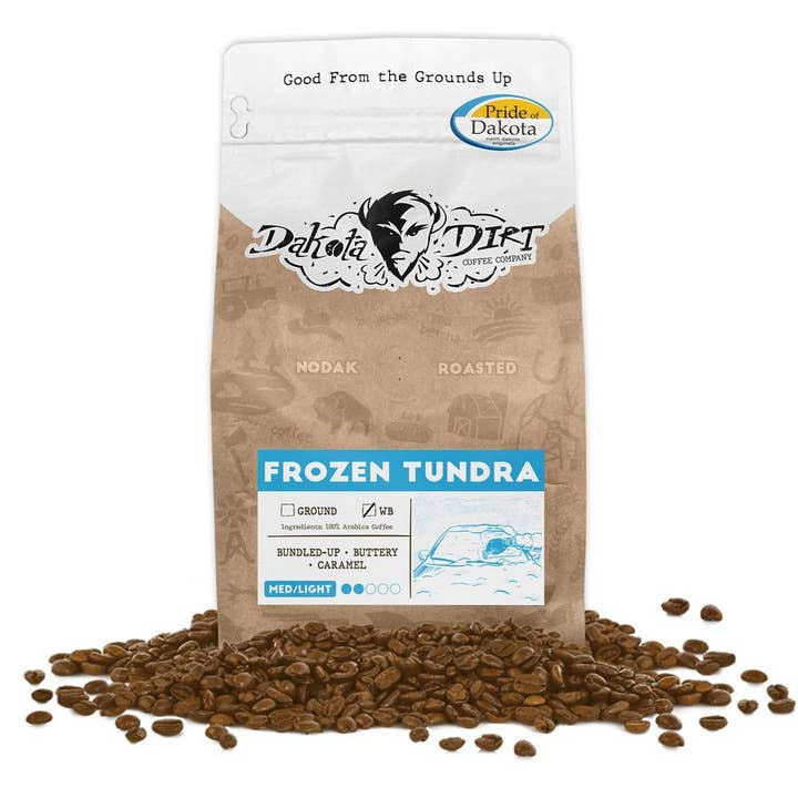 Dakota Dirt Coffee Company - Wholesale Coffee Beans - Frozen Tundra (Medium/Light Roast)
