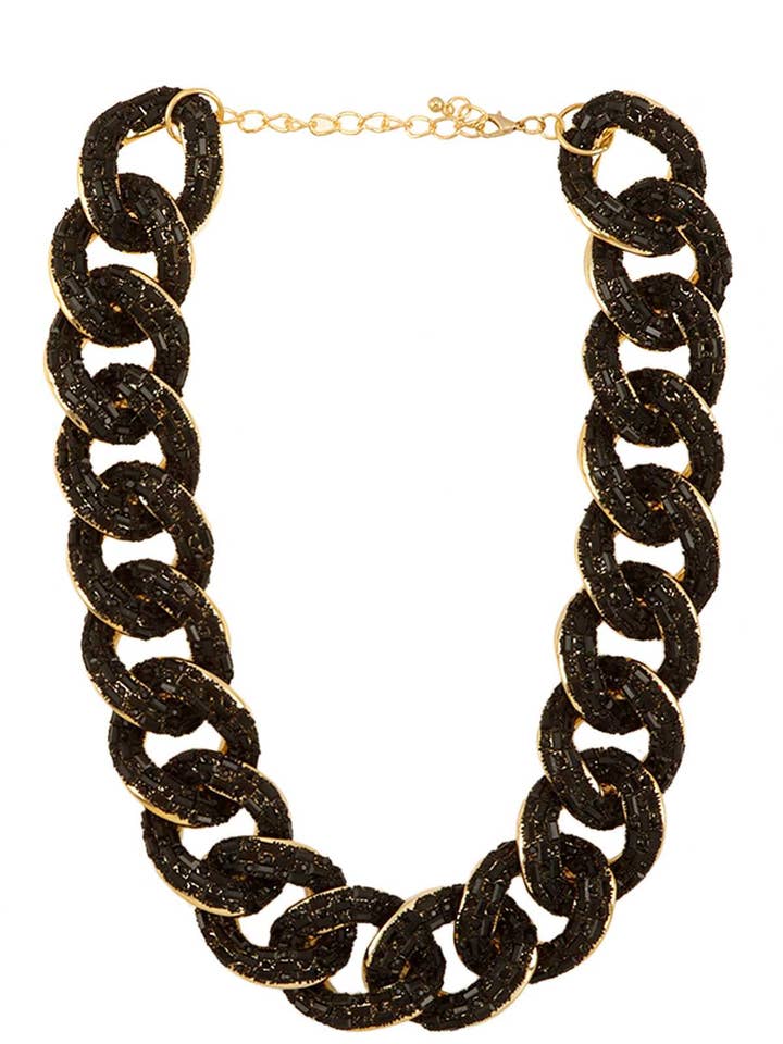 Collier chaîne pleine de cristal 72-1 pour la vente par anbfashion
