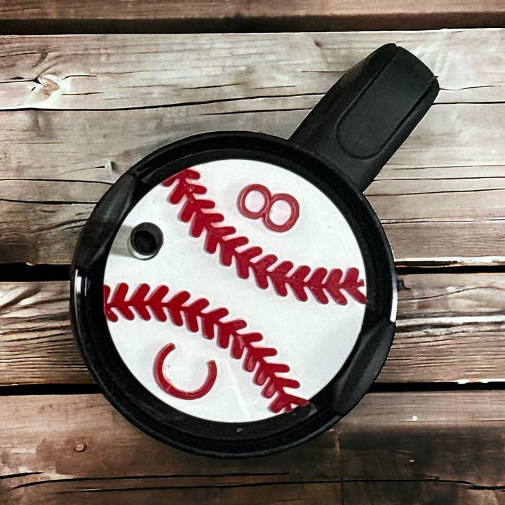 Baseball Tumbler Topper for wholesale by Bradley Designs & Decor