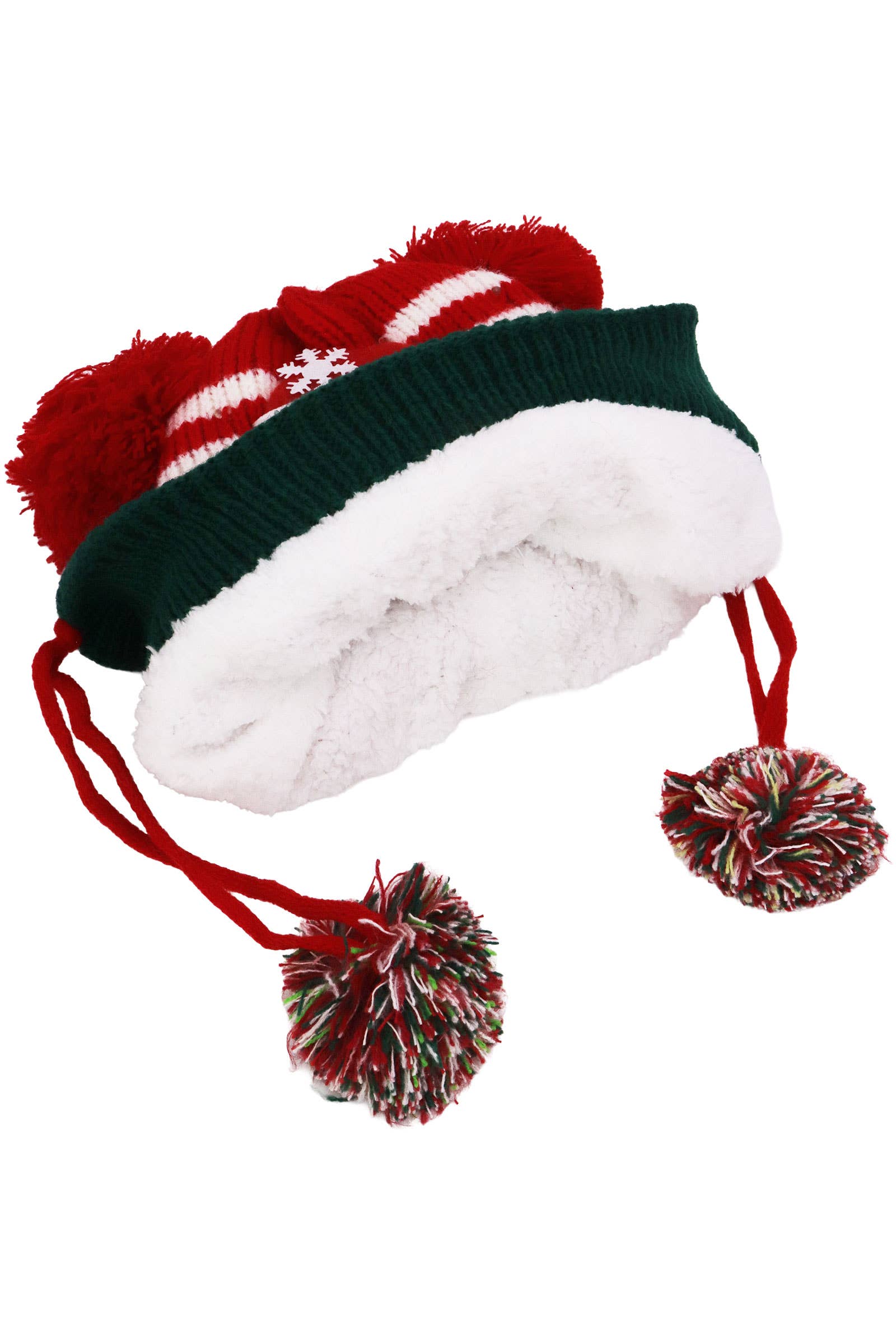 ASSORTED Kids Christmas Led Ear Cover Chin Strap Beanie for wholesale on Faire5
