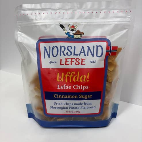 Uffda Chips - 12oz - Choice of Flavor for wholesale by Norsland Lefse