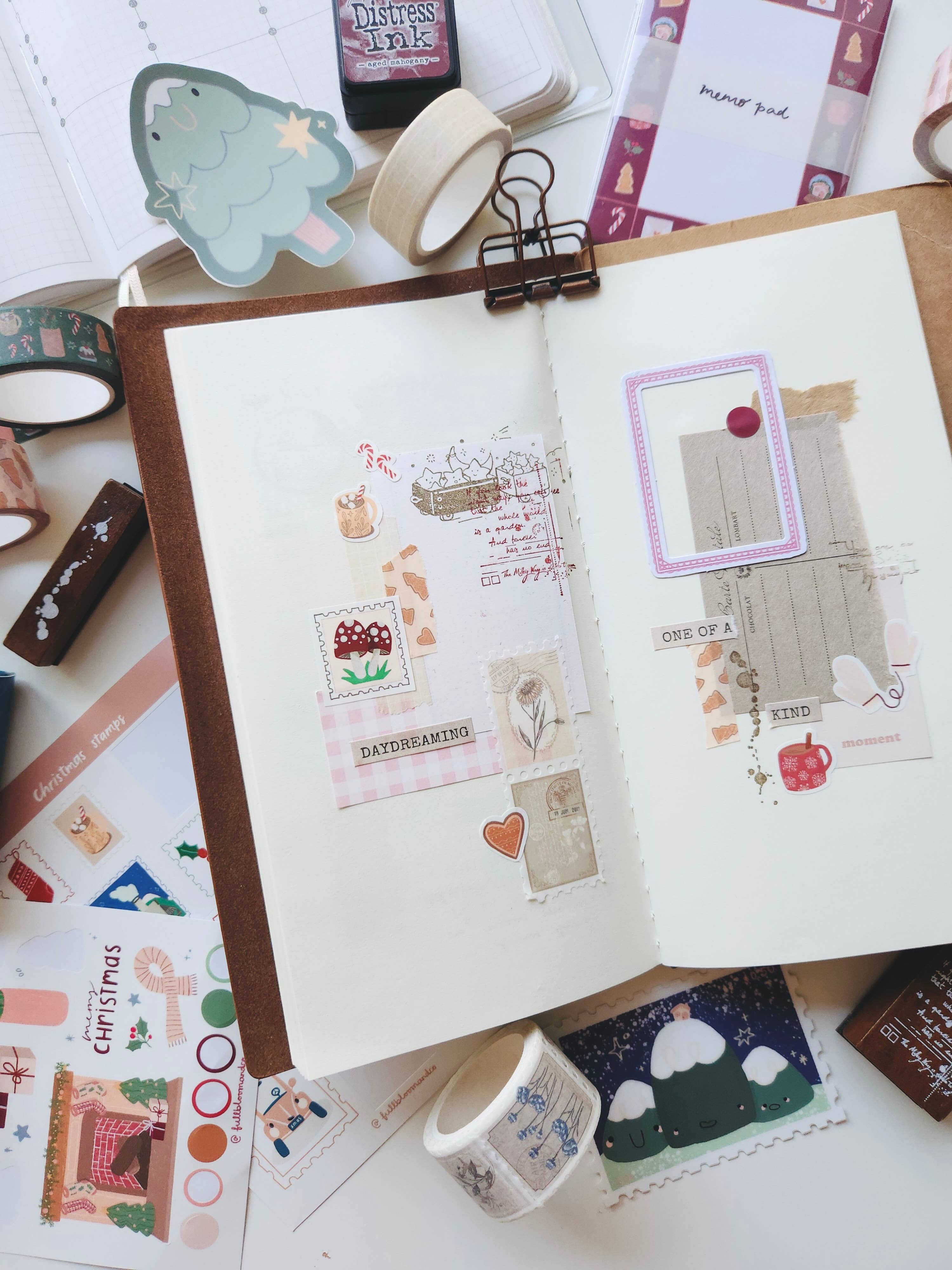 Full Bloom and Co. - Wholesale Sticker - Merry Christmas Sticker Sheet for Journaling and Scrapbook3