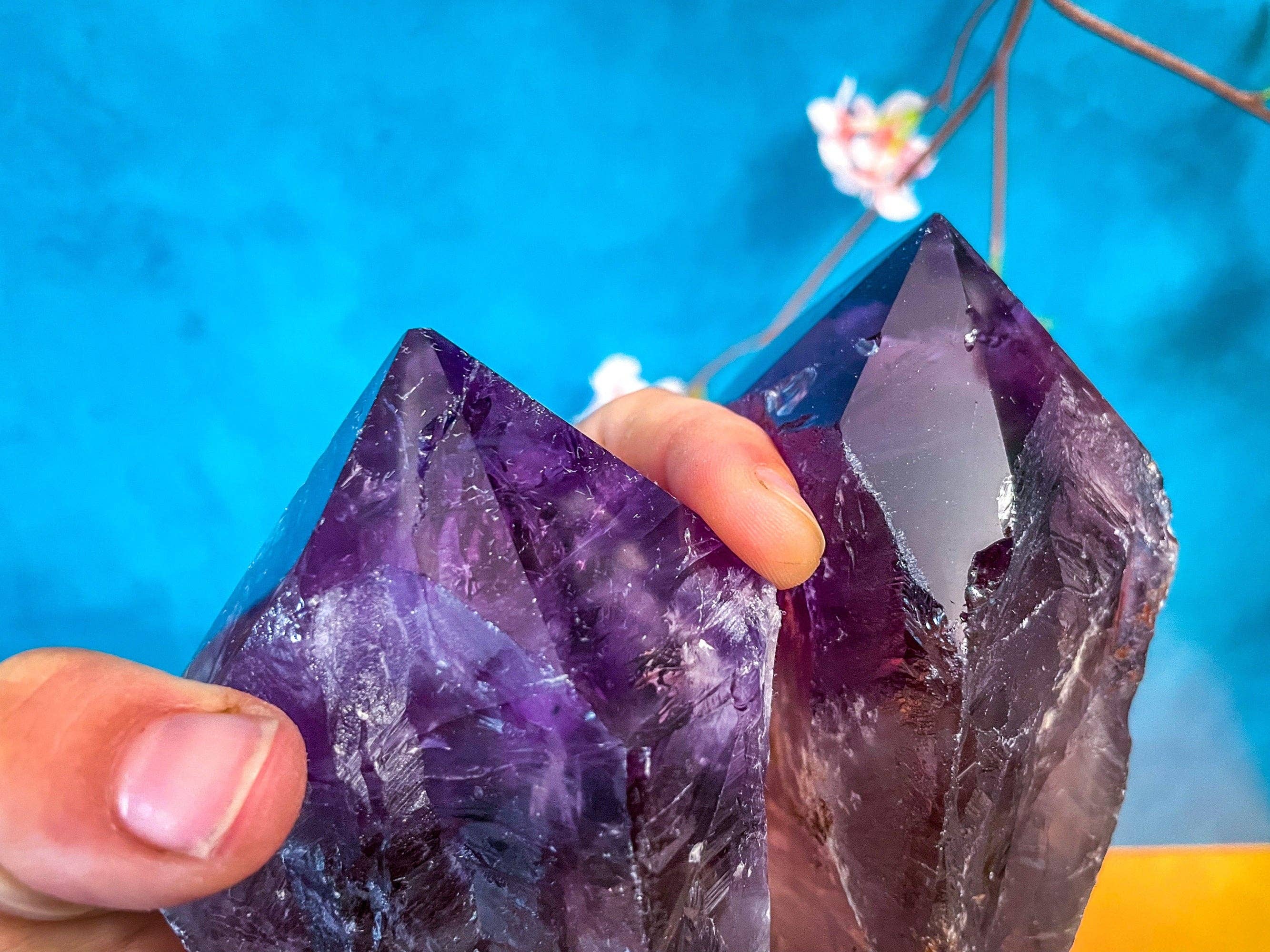 Mandala Gems - Wholesale Spiritual Stone/Crystal - HUGE AMETHYST Spear4