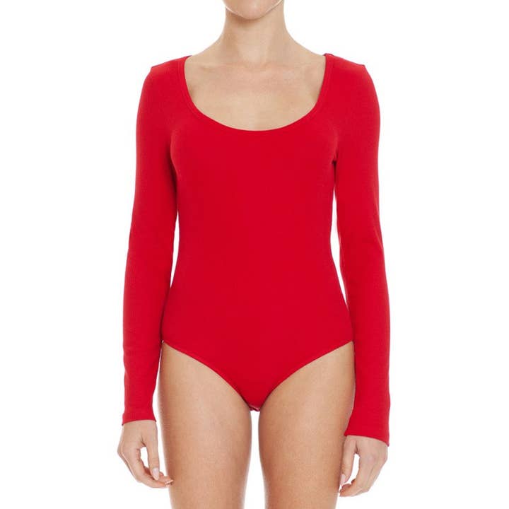 ITSSY - Wholesale Bodysuit - Women's - COTTON SCOOP NECK BODYSUIT3