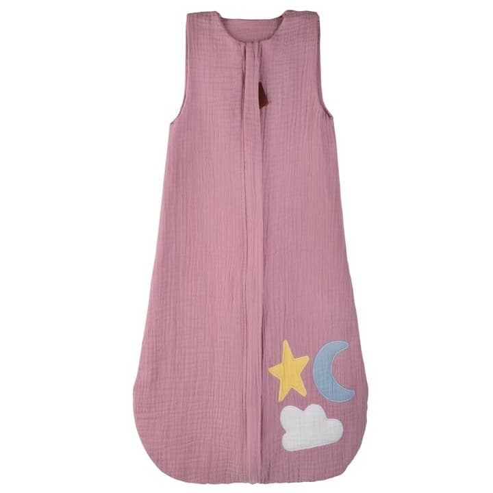 Hi Little One - mussola a 2 strati Day & Night Baby Pink per la vendita all'ingrosso da parte di Hi Little One